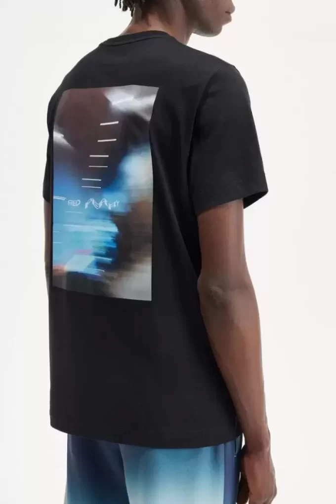 Abstrakt grafisk herr-T-shirt Abstrakt grafisk herr-T-shirt
