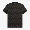 Argyle Jacquard herr-T-shirt Argyle Jacquard herr-T-shirt