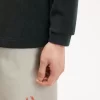 Avslappnad herrpolo i frotté Avslappnad herrpolo i frotté