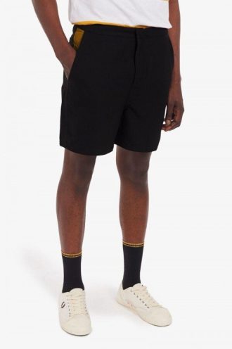 Badshorts med kontrastpaneler