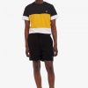 Badshorts med kontrastpaneler Badshorts med kontrastpaneler