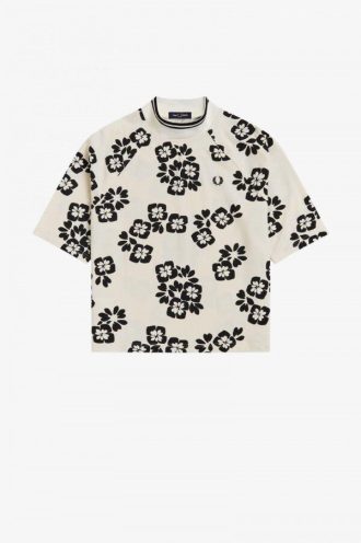 Blommiga t-shirts