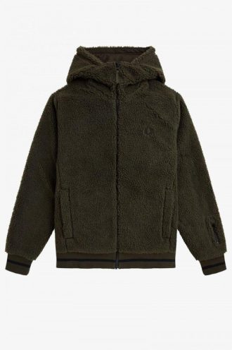 Borg Fleece Bomberjackor