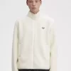Borg Fleece Herrtröjor med Zip Through-tryck Borg Fleece Herrtröjor med Zip Through-tryck
