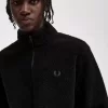 Borg Fleece Herrtröjor med Zip Through-tryck Borg Fleece Herrtröjor med Zip Through-tryck