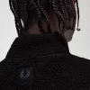 Borg Fleece Herrtröjor med Zip Through-tryck Borg Fleece Herrtröjor med Zip Through-tryck