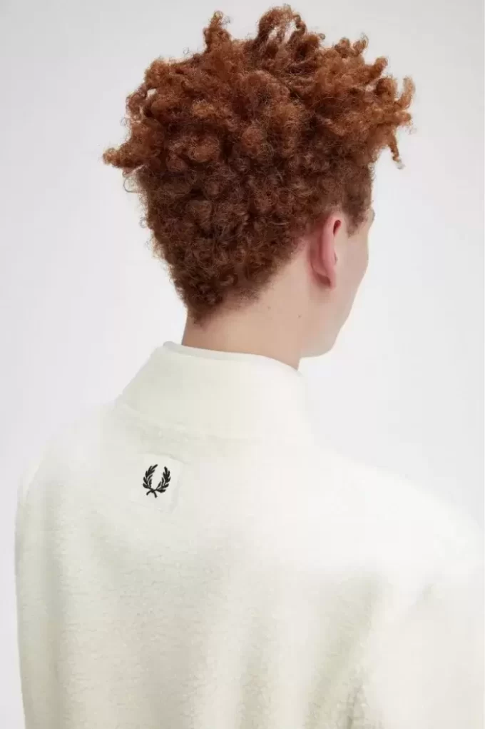 Borg Fleece Herrtröjor med Zip Through-tryck Borg Fleece Herrtröjor med Zip Through-tryck