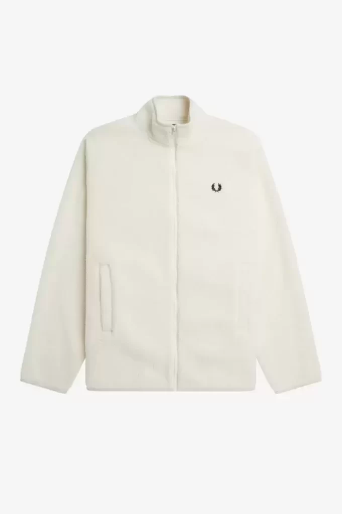 Borg Fleece Herrtröjor med Zip Through-tryck Borg Fleece Herrtröjor med Zip Through-tryck