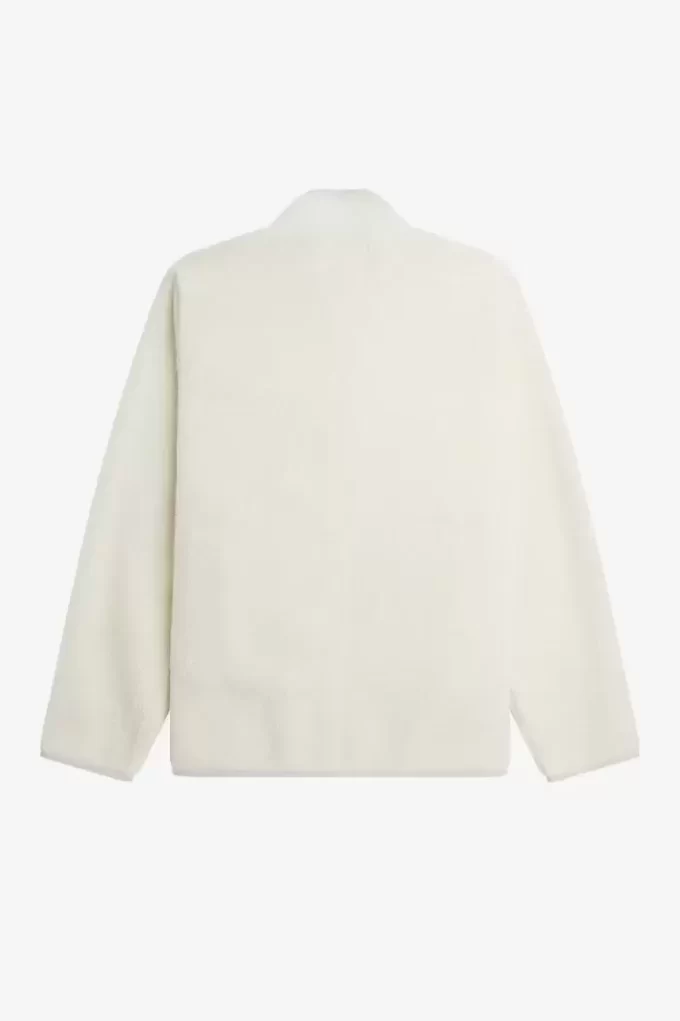 Borg Fleece Herrtröjor med Zip Through-tryck Borg Fleece Herrtröjor med Zip Through-tryck