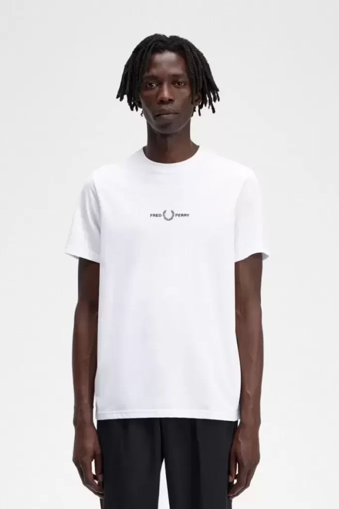 Broderad herr-T-shirt Broderad herr-T-shirt