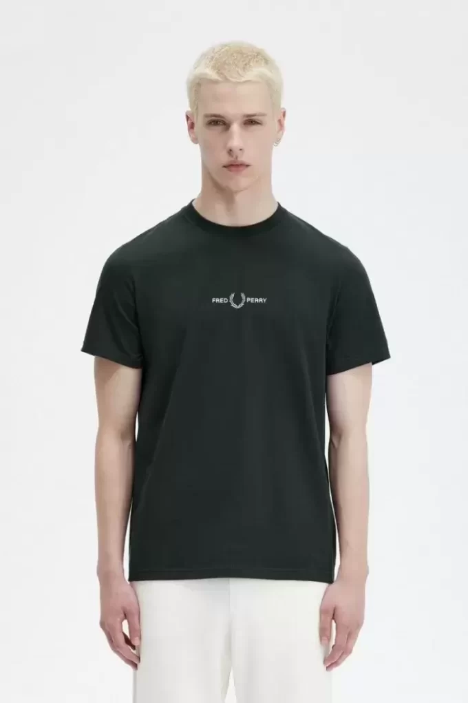 Broderad herr-T-shirt Broderad herr-T-shirt