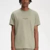Broderad herr-T-shirt Broderad herr-T-shirt