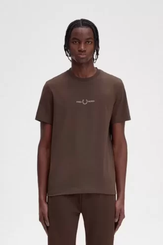 Broderad herr-T-shirt