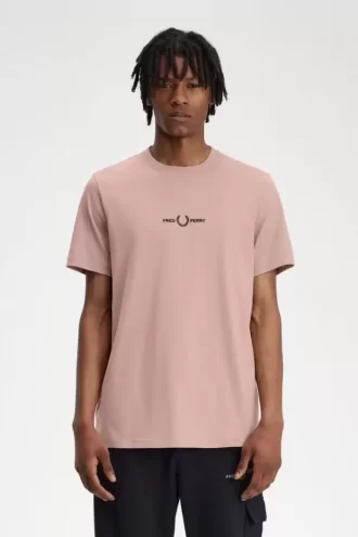 Broderad herr-T-shirt