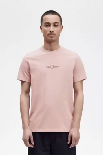 Broderad herr-T-shirt