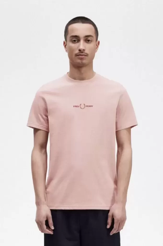 Broderad herr-T-shirt Broderad herr-T-shirt