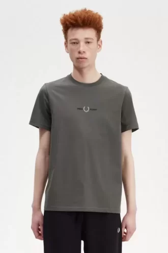 Broderad herr-T-shirt