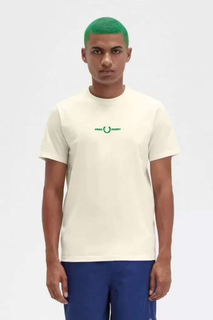 Broderad herr-T-shirt Broderad herr-T-shirt