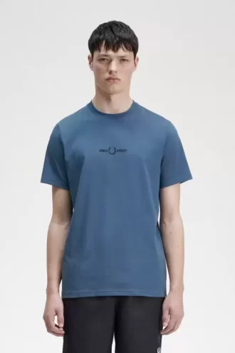 Broderad herr-T-shirt