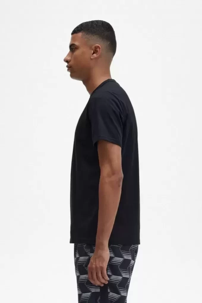 Broderad herr-T-shirt Broderad herr-T-shirt