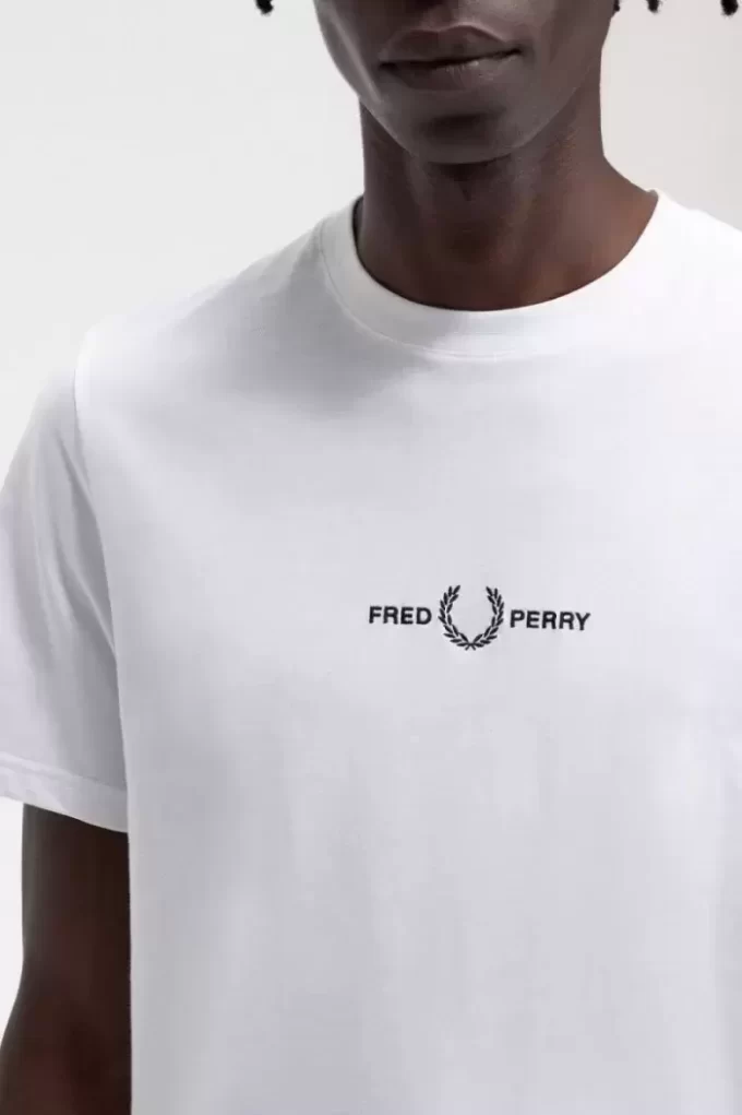 Broderad herr-T-shirt Broderad herr-T-shirt