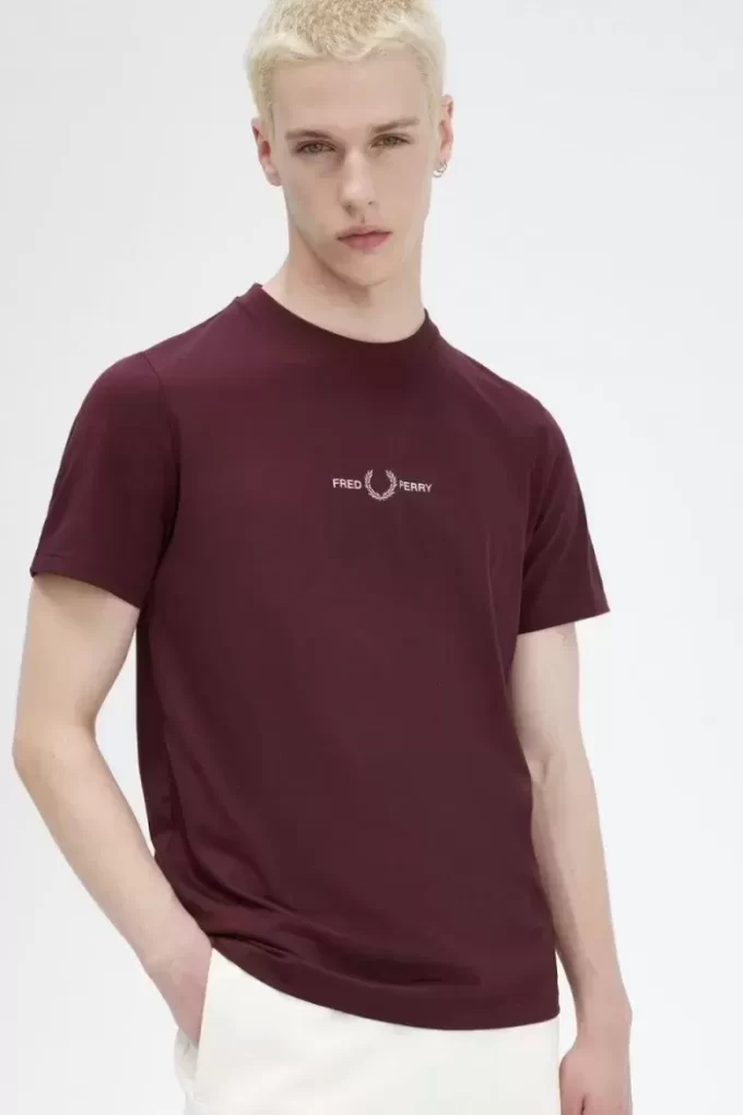 Broderad herr-T-shirt Broderad herr-T-shirt