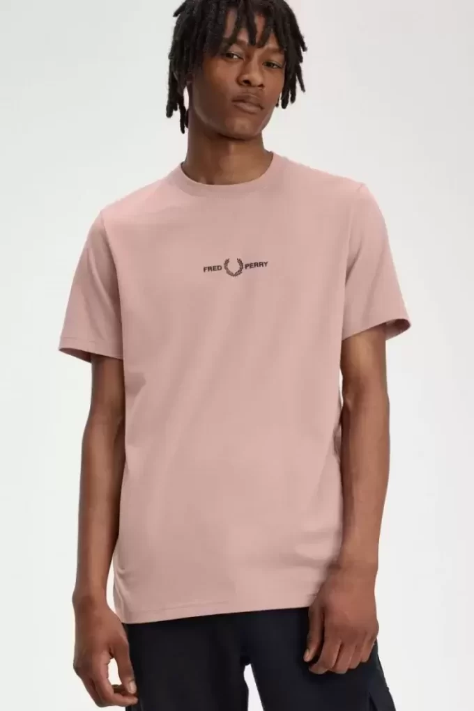 Broderad herr-T-shirt Broderad herr-T-shirt