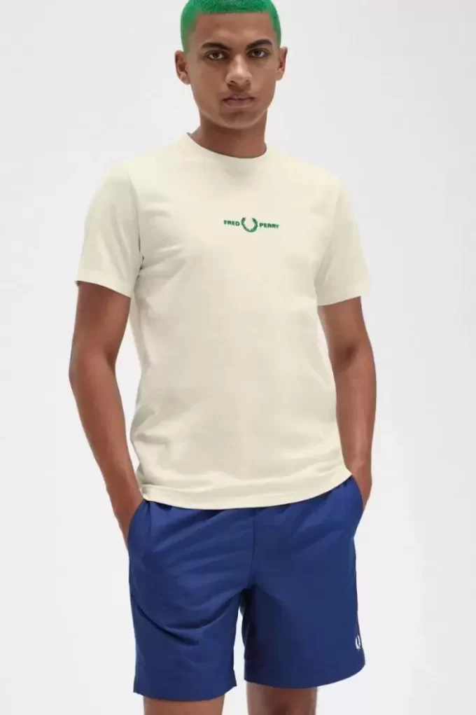 Broderad herr-T-shirt Broderad herr-T-shirt
