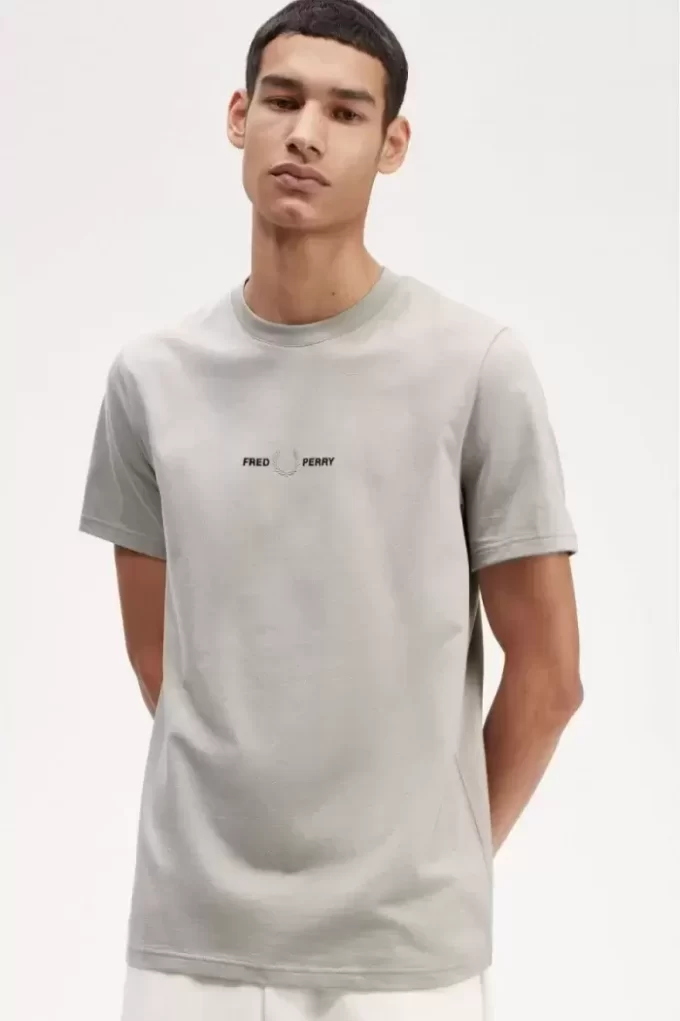 Broderad herr-T-shirt