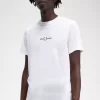 Broderad herr-T-shirt Broderad herr-T-shirt