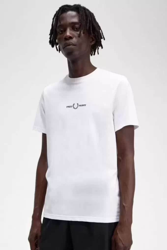 Broderad herr-T-shirt Broderad herr-T-shirt