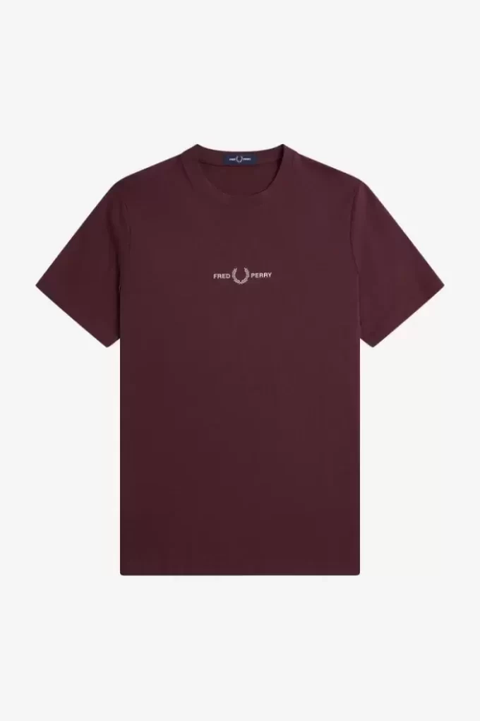 Broderad herr-T-shirt Broderad herr-T-shirt