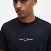 Broderad herr-T-shirt Broderad herr-T-shirt