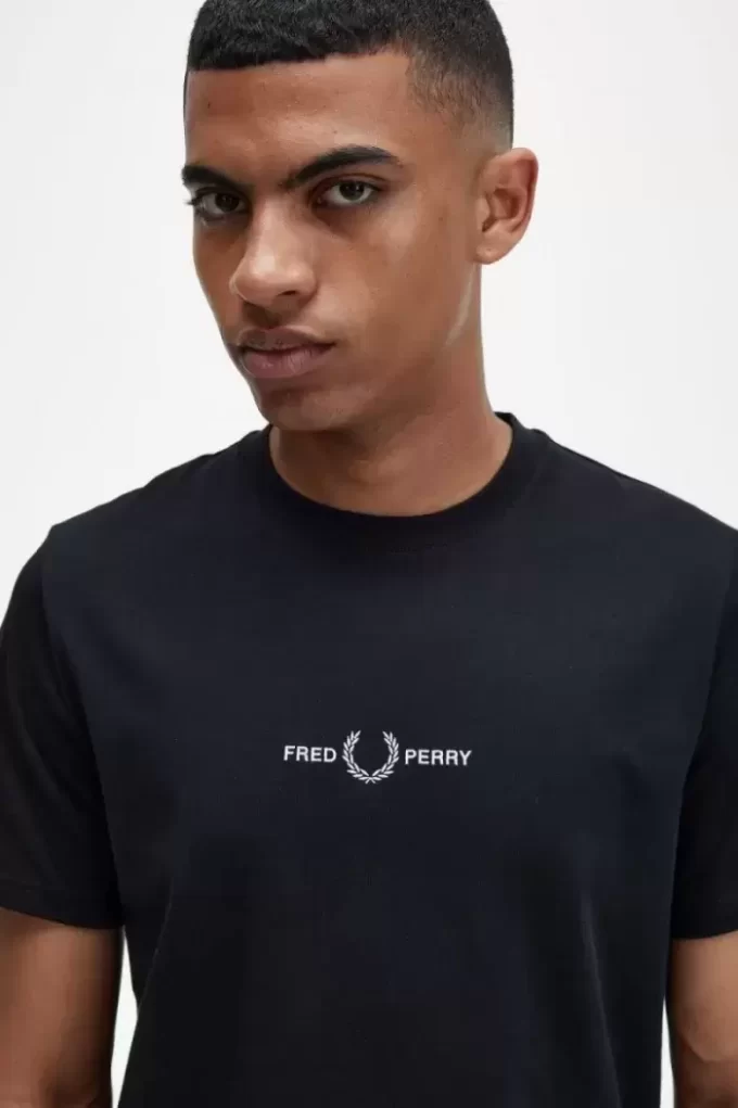 Broderad herr-T-shirt Broderad herr-T-shirt