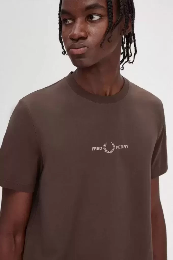 Broderad herr-T-shirt Broderad herr-T-shirt