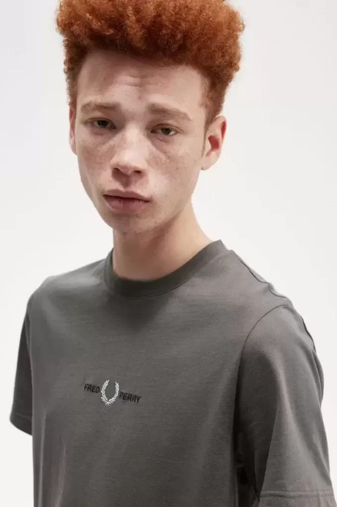 Broderad herr-T-shirt Broderad herr-T-shirt