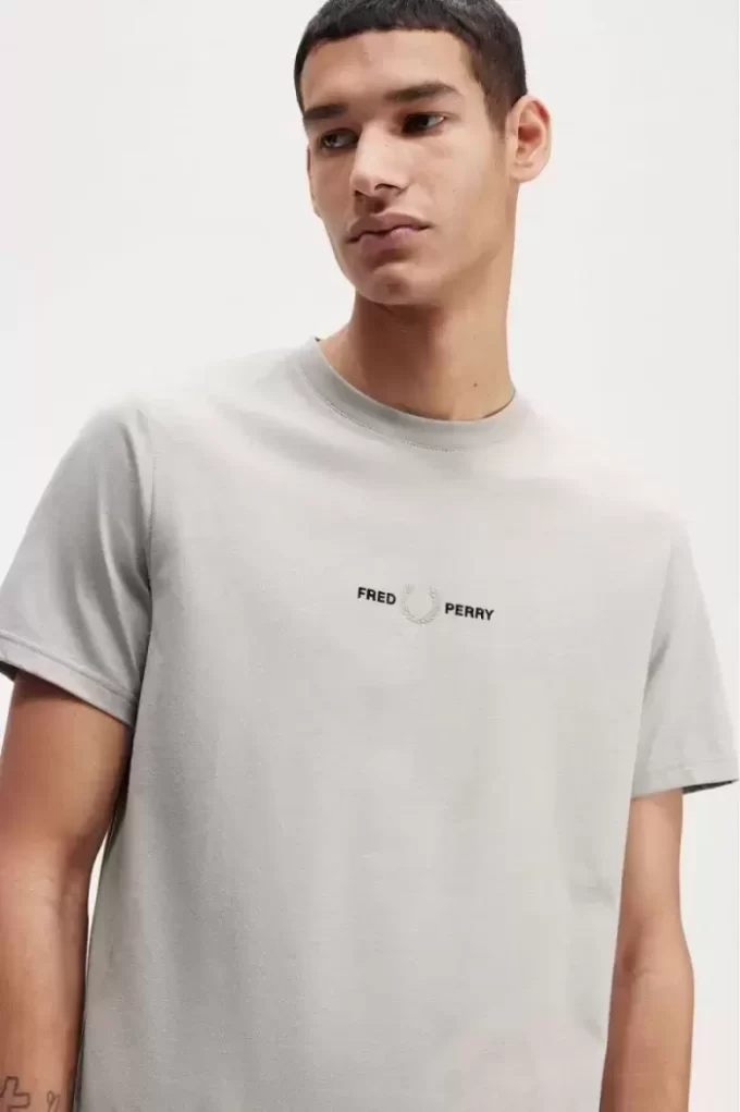 Broderad herr-T-shirt