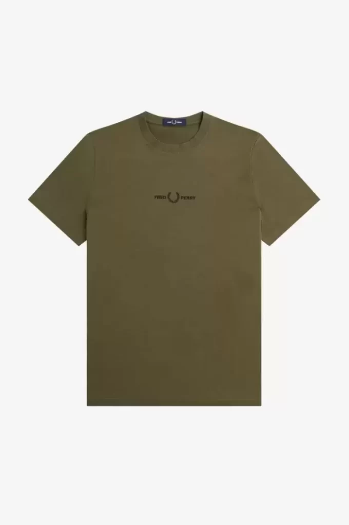 Broderad herr-T-shirt