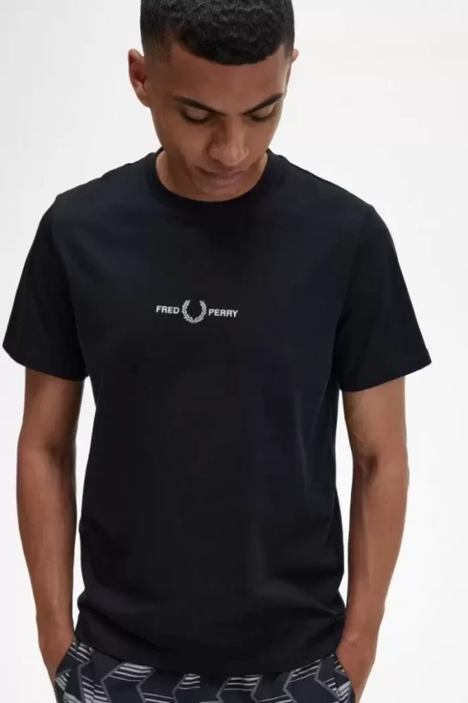 Broderad herr-T-shirt Broderad herr-T-shirt