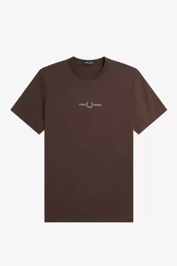 Broderad herr-T-shirt Broderad herr-T-shirt
