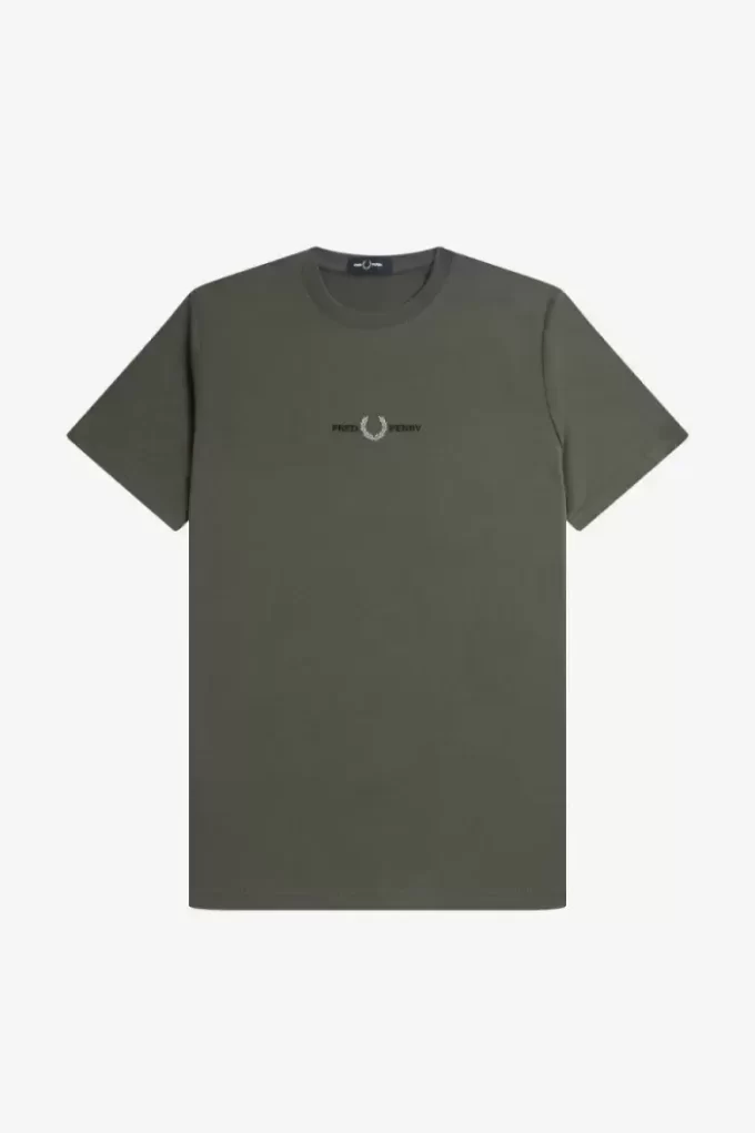 Broderad herr-T-shirt Broderad herr-T-shirt