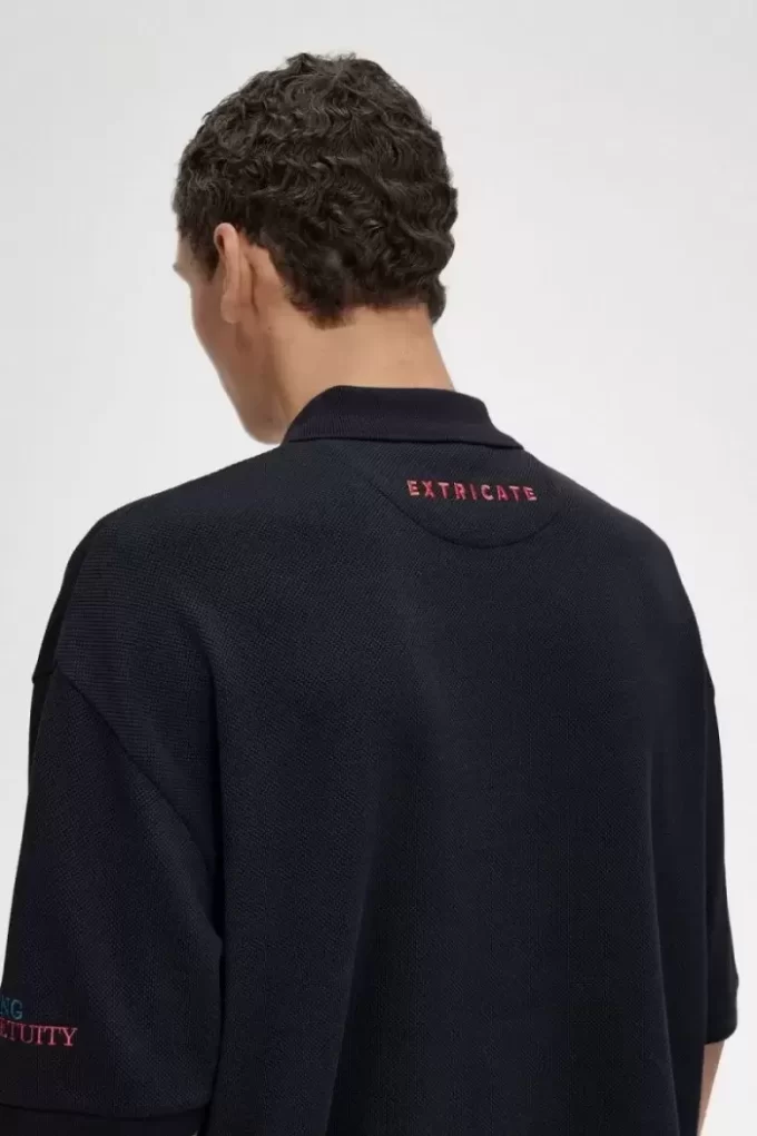 Broderad herrpoloskjorta Broderad herrpoloskjorta
