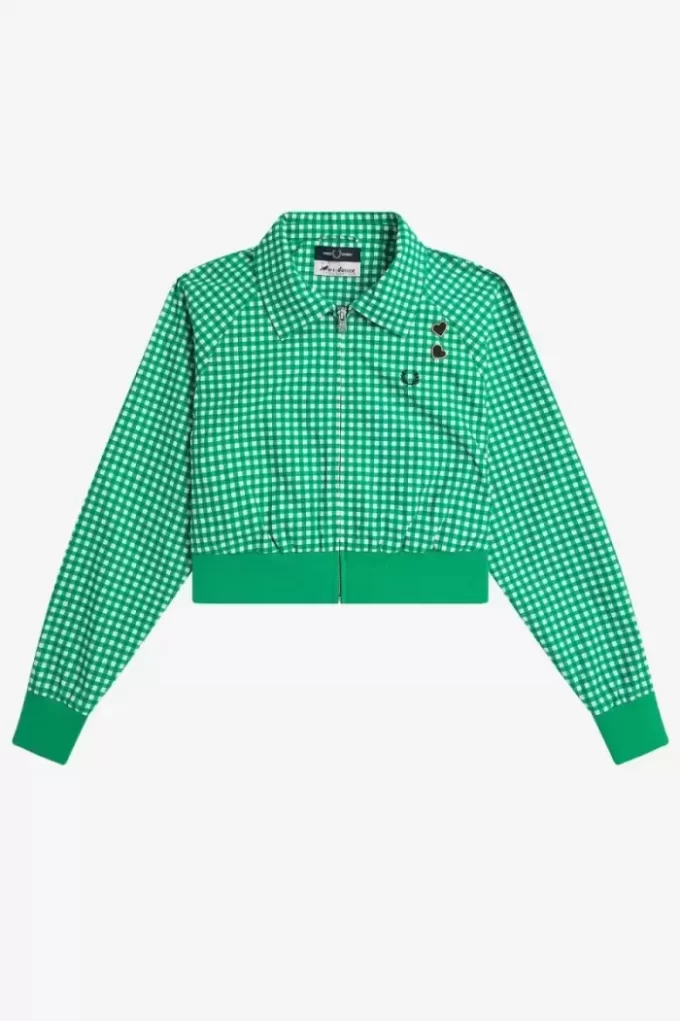 Broderade ginghamjackor för kvinnor Broderade ginghamjackor för kvinnor
