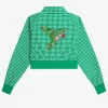 Broderade ginghamjackor för kvinnor Broderade ginghamjackor för kvinnor