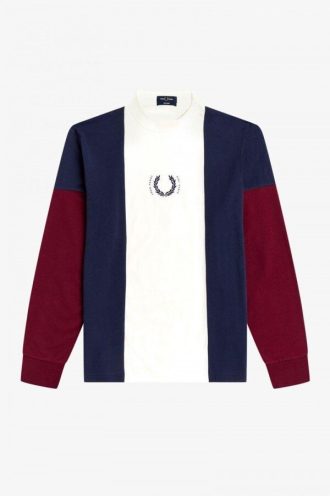 Central Randig Långärmad T-shirt