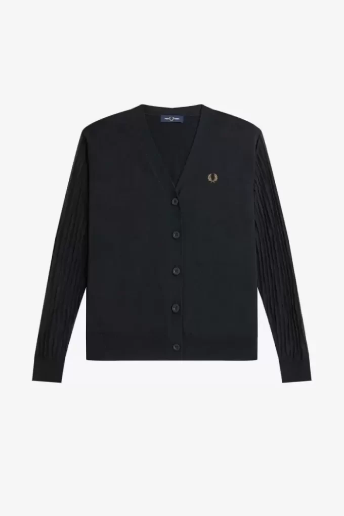 Damkofta med transparenta ärmar Damkofta med transparenta ärmar