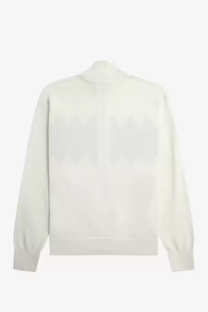 Diamond Intarsia Cardigan för män
