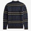 Fair Isle brittisk stickad ulltröja Fair Isle brittisk stickad ulltröja