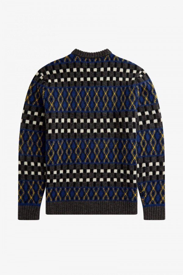 Fair Isle brittisk stickad ulltröja Fair Isle brittisk stickad ulltröja