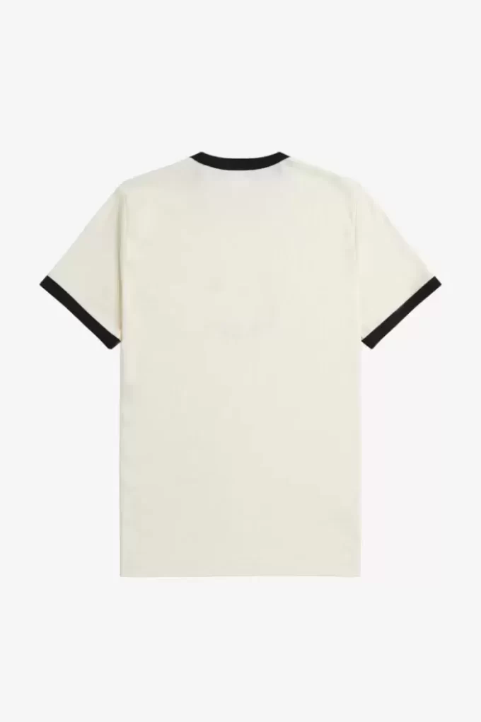 Flockad lagerkrans dam-t-shirt